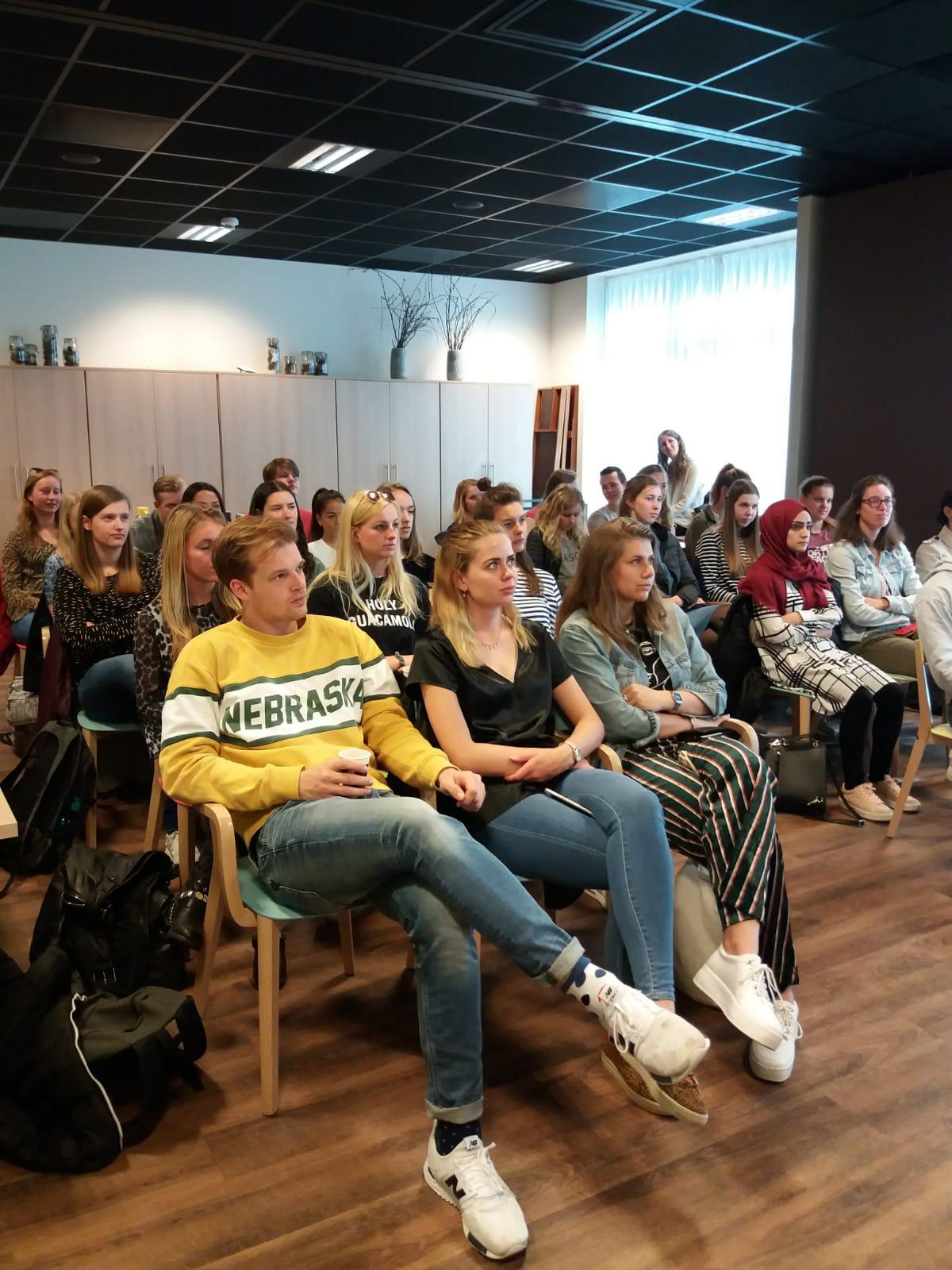 Studenten Inholland vandaag op bezoek